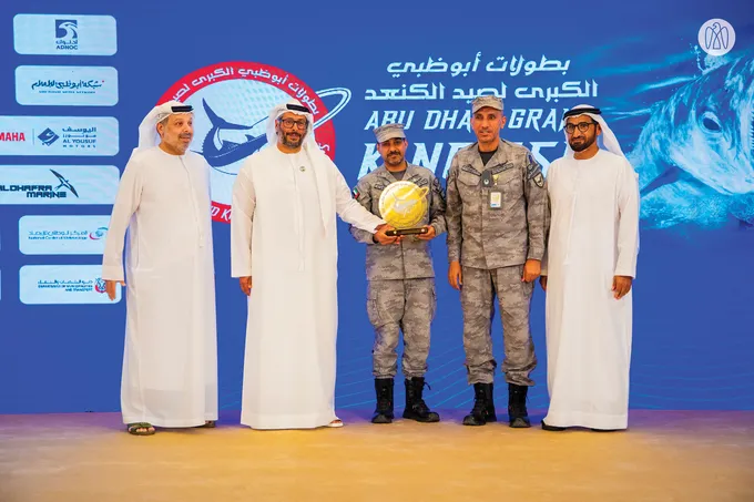 Ahmed bin Hamdan awards winners of Abu Dhabi Grand Kingfish Championships 2025