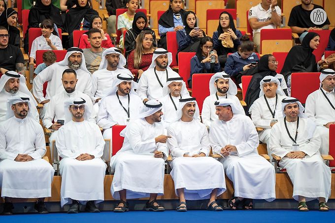 Hamdan bin Mohamed bin Zayed and Zayed bin Mohamed bin Zayed  award winners of Jiu-Jitsu President's Cup 2023