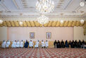 Hamdan bin Mohammed bin Rashid receives Hazza bin Zayed in Dubai