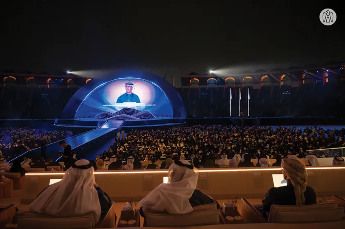 Under the patronage of Theyab bin Mohamed bin Zayed, Zayed bin Mohamed bin Zayed attends opening ceremony of Open Masters Games Abu Dhabi 2026