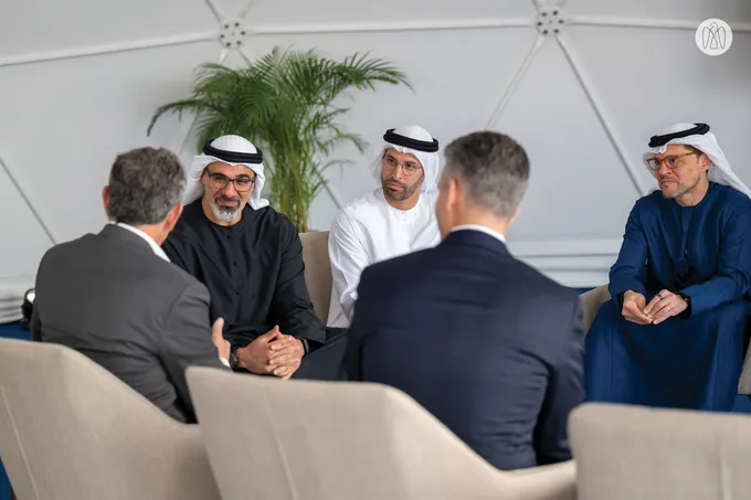 Khaled bin Mohamed bin Zayed witnesses the announcement of Disney Theme Park Resort project on Yas Island, Abu Dhabi