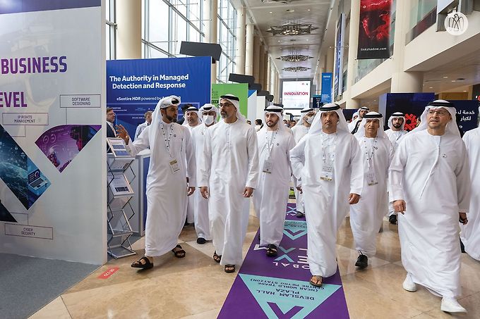 Khaled bin Mohamed bin Zayed Visits GITEX Global 2022