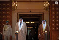 Crown Prince of Abu Dhabi arrives at Gudaibiya Palace in Manama