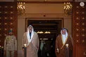 Crown Prince of Abu Dhabi arrives at Gudaibiya Palace in Manama