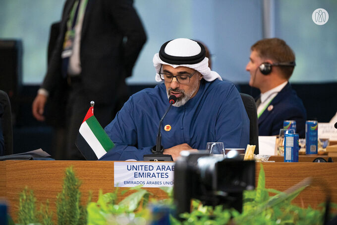 Crown Prince of Abu Dhabi delivers UAE’s address at the opening session of 19th G20 summit in Brazil