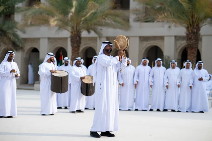 Mansour bin Zayed attends group wedding reception for Abu Dhabi citizens at Qasr Al Hosn