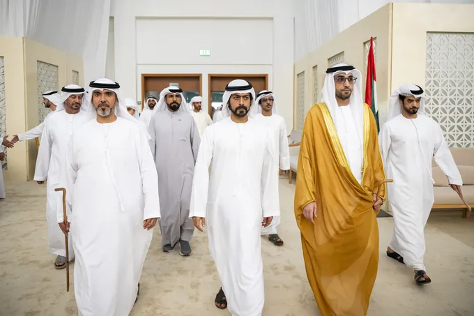 Khalifa bin Tahnoon bin Mohammed attends Hamad Humaid Al Shamsi wedding reception