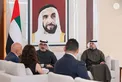 Khaled bin Mohamed bin Zayed meets Co-Chief Executive Officer of Oracle