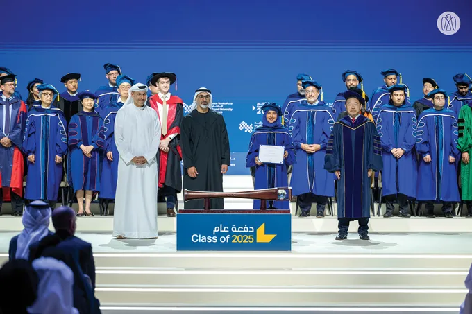 Khaled bin Mohamed bin Zayed attends Mohamed bin Zayed University of Artificial Intelligence 2025 commencement ceremony