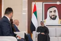 Khaled bin Mohamed bin Zayed meets Co-Chief Executive Officer of Oracle