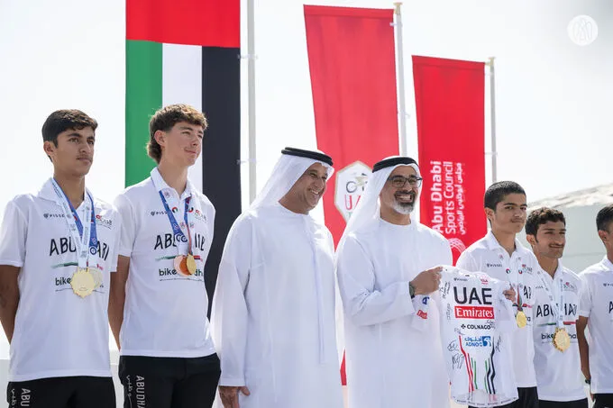 Khaled bin Mohamed bin Zayed attends UAE Tour