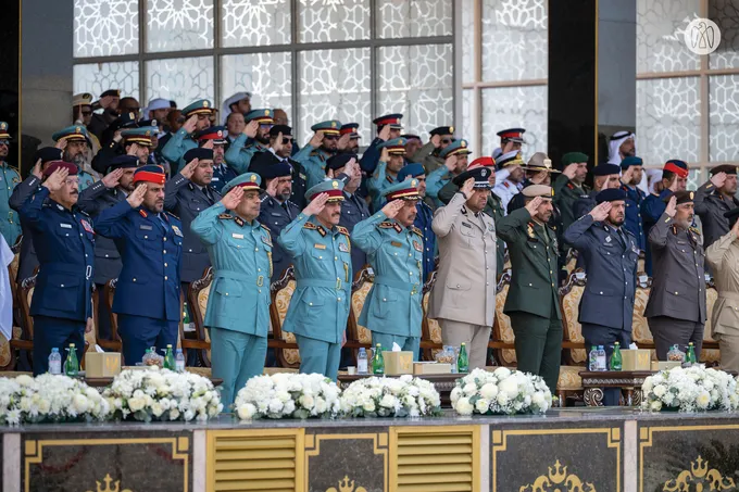 Under the patronage of the UAE President, Khaled bin Mohamed bin Zayed attends Police College graduation ceremony