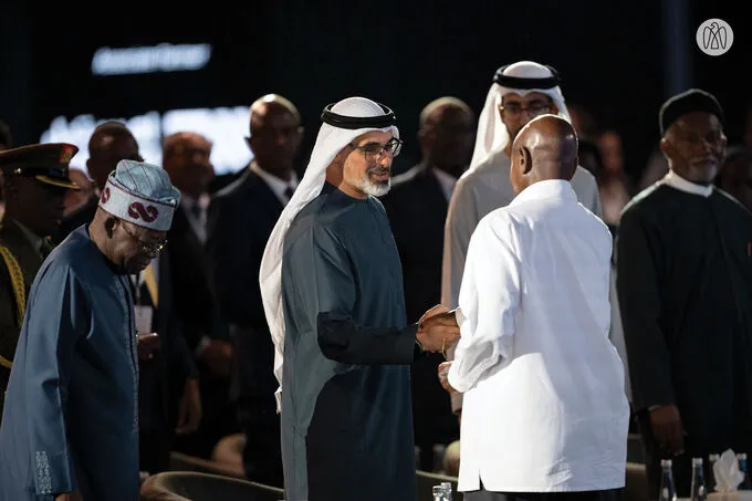 Khaled bin Mohamed bin Zayed attends dialogue sessions of heads of state and government as part of second day of ADSW Summit 2025