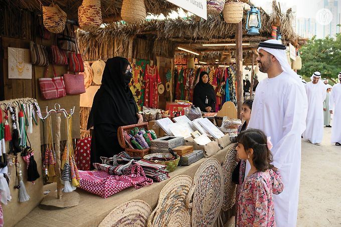 Theyab bin Mohamed bin Zayed visits Al Hosn Festival 2023
