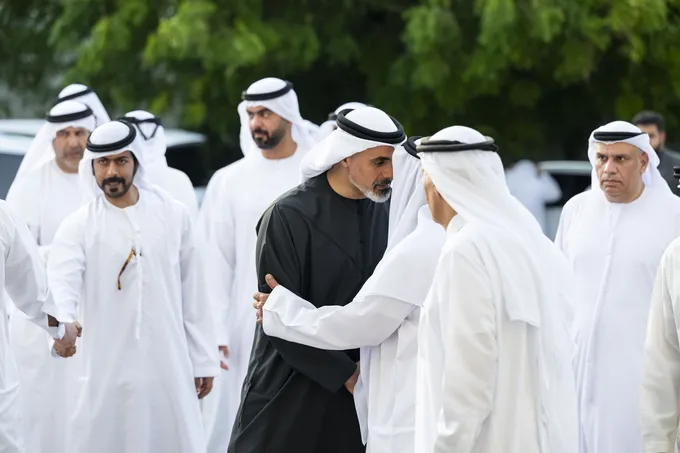Khaled bin Mohamed bin Zayed offers condolences on the passing of Mohammed Ibrahim Obaidullah