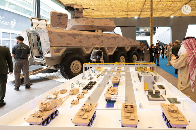 Khaled bin Mohamed bin Zayed visits IDEX 2025