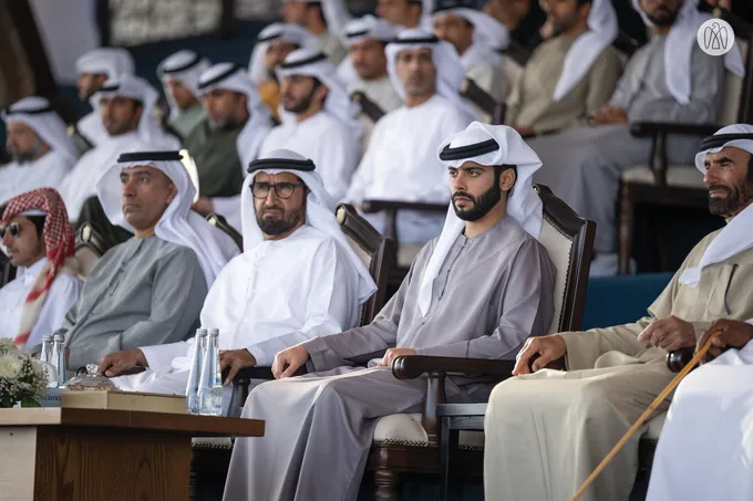 Hazza bin Hamdan bin Zayed honours winners of Al Dhafra Festival Camel Mazayna