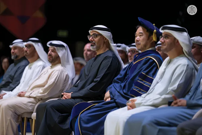 Khaled bin Mohamed bin Zayed attends Mohamed bin Zayed University of Artificial Intelligence 2025 commencement ceremony