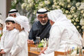 Khaled bin Mohamed bin Zayed attends Rashid Ali Rashid Al Nuaimi wedding reception