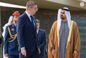 Theyab bin Mohamed bin Zayed receives Prime Minister of Republic of North Macedonia at Wahat Al Karama