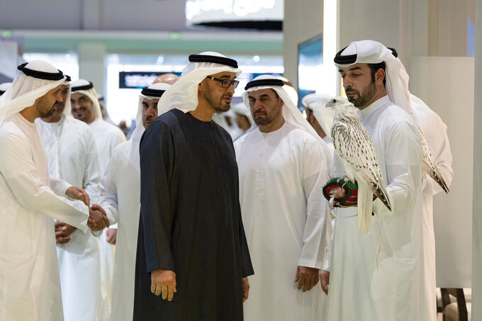 UAE President attends 21st Abu Dhabi International Hunting and Equestrian Exhibition