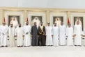 Hazza bin Zayed and Nahyan bin Zayed attend wedding reception of Mohamed Ali Al Kaabi