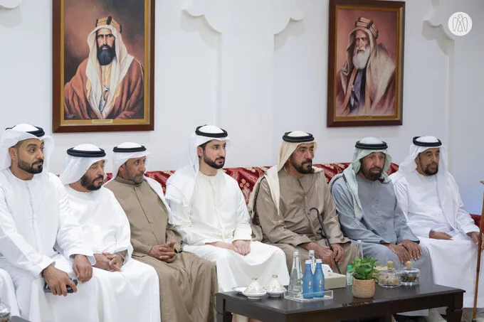 Hamdan bin Zayed receives Al Dhafra citizens and Liwa International Festival 2025 committee