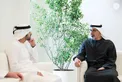 Khaled bin Mohamed bin Zayed meets Hamdan bin Mohammed bin Rashid
