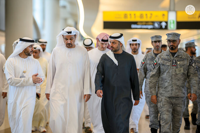 Mohammed bin Hamad bin Tahnoon Al Nahyan attends naming ceremony and brand reveal for Zayed International Airport