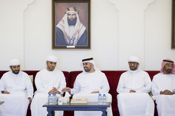 Theyab bin Mohamed bin Zayed offers condolences on the passing of Sabha Hamdan Al Ketbi
