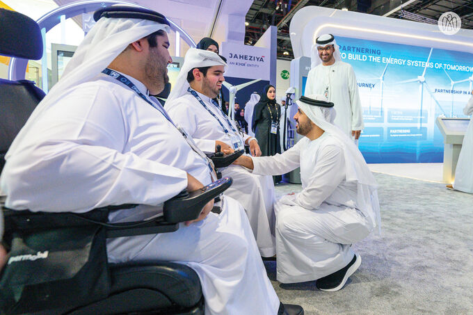 Theyab bin Mohamed bin Zayed visits ADIPEC 2023