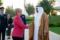 Theyab bin Mohamed bin Zayed receives President of Slovenia at Wahat Al Karama