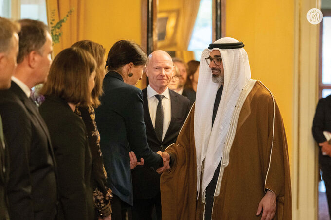 Crown Prince of Abu Dhabi meets with Prime Minister of Norway