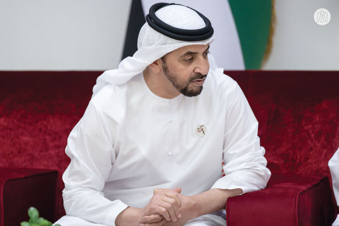 Hamdan bin Zayed receives well-wishers for holy month of Ramadan