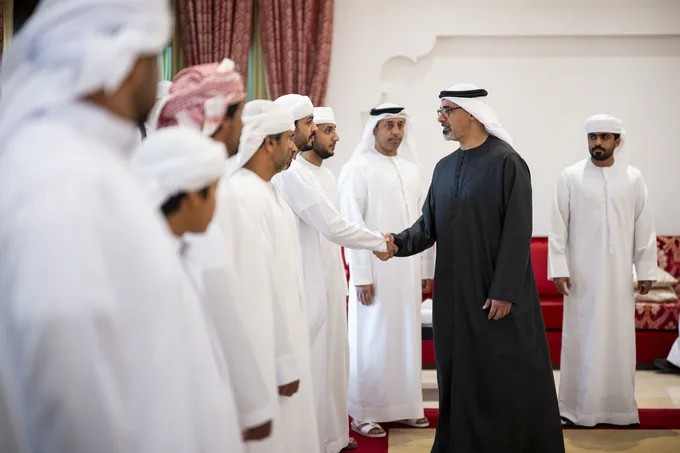 Khaled bin Mohamed bin Zayed offers condolences to family of national duty martyr Saeed Abdalla Alshamsi