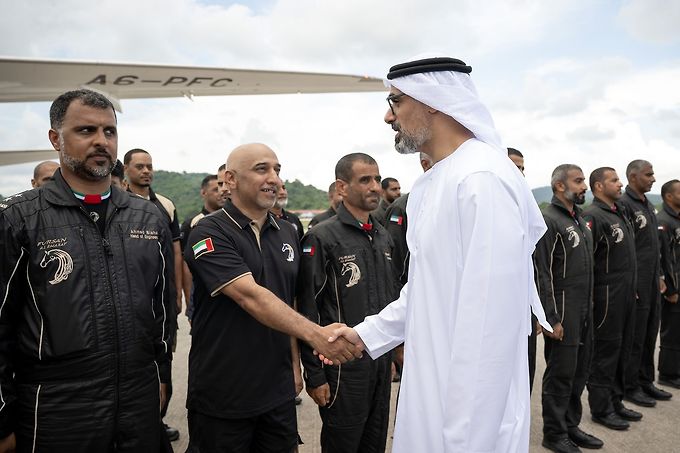 Alongside King Al-Sultan Abdullah of Malaysia Khaled bin Mohamed bin Zayed visits maritime and aerospace exhibition in Malaysia 