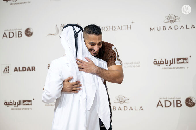 Khalifa bin Tahnoon bin Mohammed attends Khaled bin Mohamed bin Zayed Jiu-Jitsu Championship Round 3