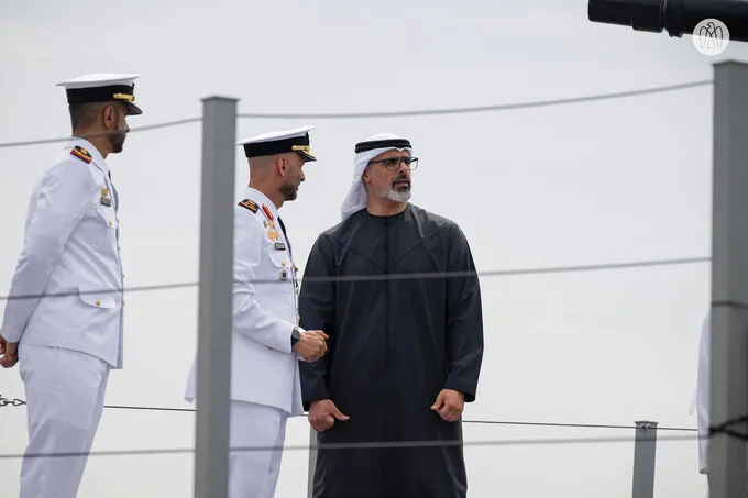 Khaled bin Mohamed bin Zayed attends 2nd day of IDEX and NAVDEX 2025