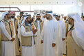 Sheikh Theyab bin Mohamed bin Zayed Al Nahyan visits Tarahum - for Gaza campaign centre in Abu Dhabi