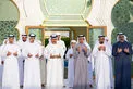 Mansour bin Zayed, Khaled bin Mohamed bin Zayed perform Eid prayer at Sheikh Zayed Grand Mosque