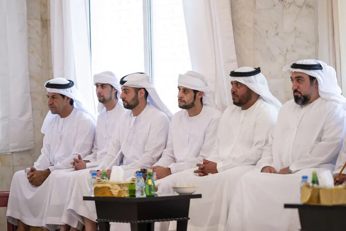 Khaled bin Mohamed bin Zayed offers condolences on the passing of Meera bint Rashid Al Mazrouei