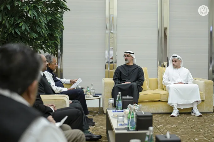 Khaled bin Mohamed bin Zayed meets Chief Minister of Kerala