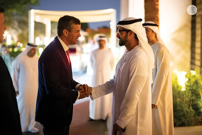 Zayed bin Hamdan bin Zayed meets President of Paraguay to discuss strengthening economic and investment cooperation