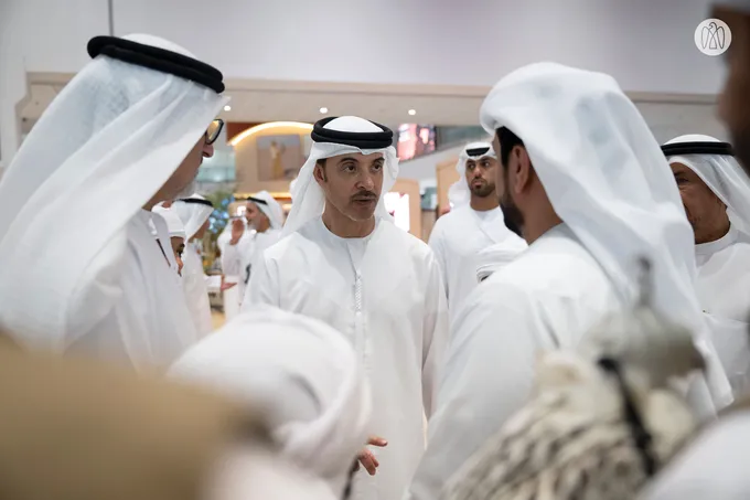 Hazza bin Zayed visits 22nd Abu Dhabi International Hunting and Equestrian Exhibition (ADIHEX)