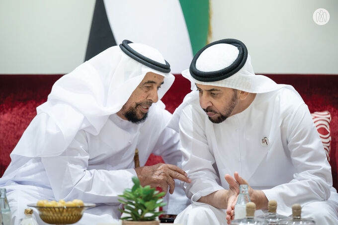 Hamdan bin Zayed receives well-wishers for holy month of Ramadan
