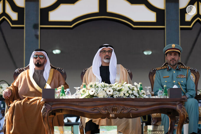 Under the patronage of the UAE President, Khaled bin Mohamed bin Zayed attends Abu Dhabi Police College graduation ceremony