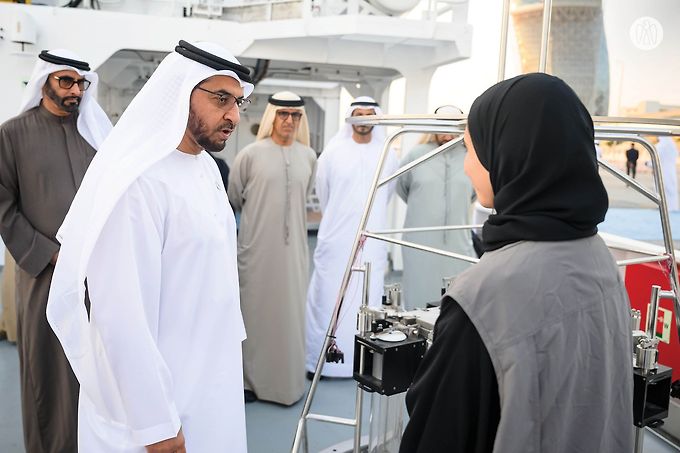 Hamdan bin Zayed Inaugurates the Environment Agency – Abu Dhabi’s Marine Research Vessel, ‘Jaywun’ 