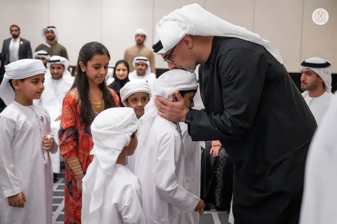 Crown Prince of Abu Dhabi meets UAE Nationals studying in Beijing