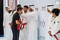 Hamdan bin Mohamed bin Zayed and Zayed bin Mohamed bin Zayed  award winners of Jiu-Jitsu President's Cup 2023