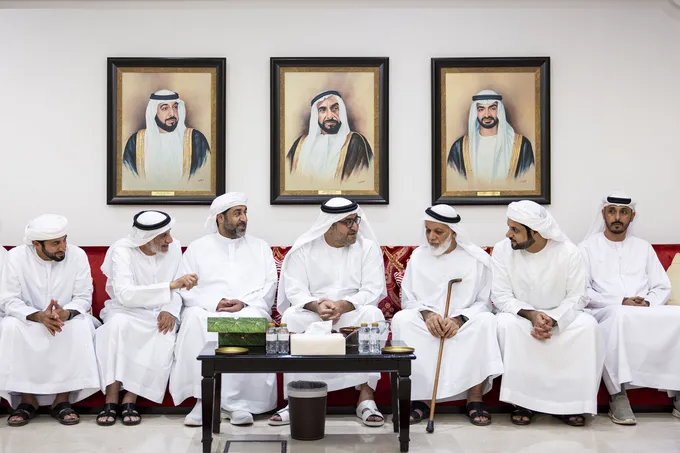 Mohammed bin Hamdan bin Zayed offers condolences on the passing of Rashed Mubarak Obaid Al Ketbi